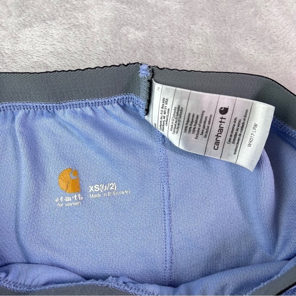 Carhartt Base Layer Thermal Pants Leggings Blue XS Outdoor Camping Hunting Hike - Picture 8 of 14